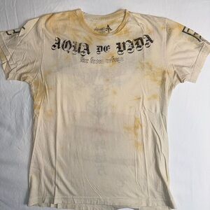 Men’s Aqua Short-Sleeve Graphic Tee Size Medium